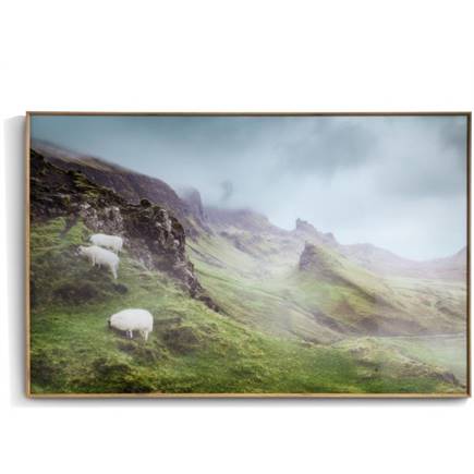 Henders en Hazel Highlands print 100x70cm