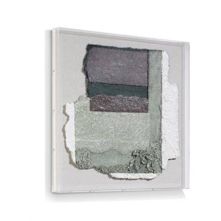 Henders en Hazel Abstract Parchment B wandobject 50x50cm
