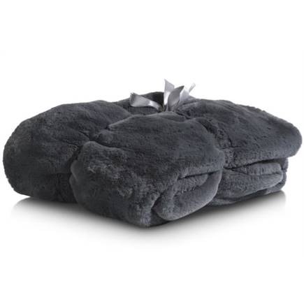 Henders en Hazel Timeless - Evie plaid 130x160cm Antraciet