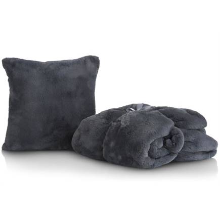 Henders en Hazel Timeless - Evie plaid 130x160cm Antraciet