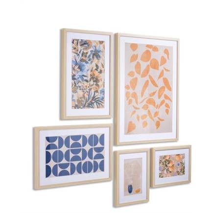 Henders en Hazel Bloom set van 5 prints