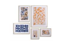 Henders en Hazel COCOMAISON wanddecoratie Bloom set van 5 prints