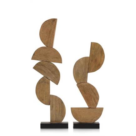 Henders en Hazel Stacked beeld H59cm