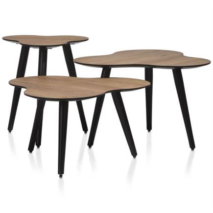 Henders en Hazel Cas set van 3 bijzettafels H46-39-32cm