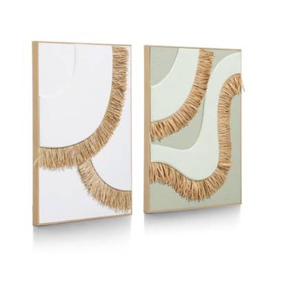 Henders en Hazel Frills 3D wanddeco 60x80cm