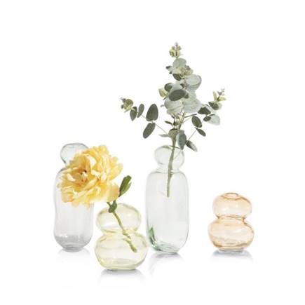 Henders en Hazel Runa vaas H13,5cm Geel