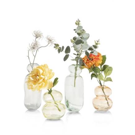 Henders en Hazel Runa vaas H13,5cm Geel