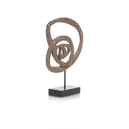 Henders en Hazel Tiber beeld H41cm