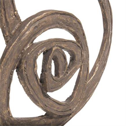 Henders en Hazel Tiber beeld H41cm