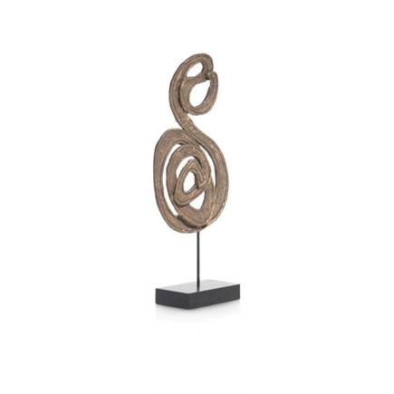 Henders en Hazel Tigris beeld H52cm