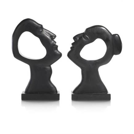 Henders en Hazel Aziza beeld H38cm