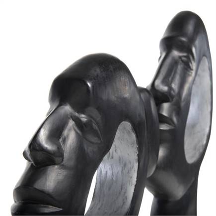 Henders en Hazel Aziza beeld H38cm