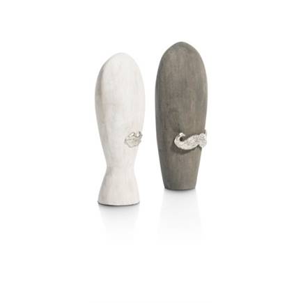 Henders en Hazel Arvid beeld H28cm