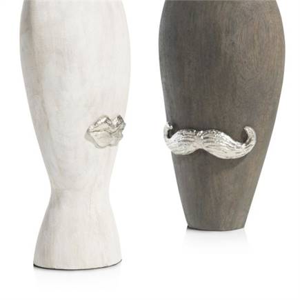 Henders en Hazel Arvid beeld H28cm