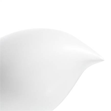 Henders en Hazel Birdy beeld H20cm Wit