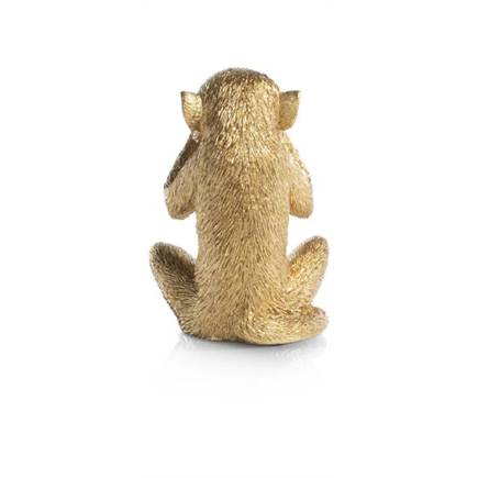 Henders en Hazel Monkey No See beeld H20cm