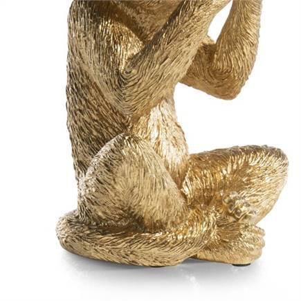 Henders en Hazel Monkey No Talk beeld H20cm