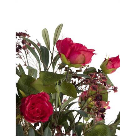 Henders en Hazel Coral kunstbloem H82cm