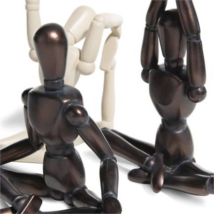 Henders en Hazel Bob beeld H17cm