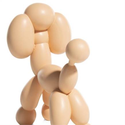 Henders en Hazel Doodle beeld H19cm