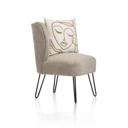 Henders en Hazel Maud fauteuil Taupe