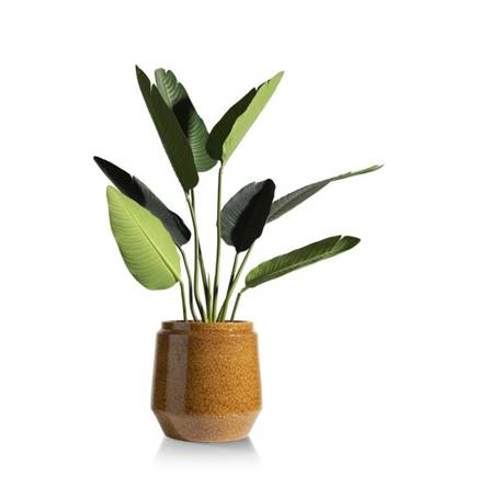 Henders en Hazel Dalila pot H28cm Bruin