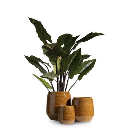 Henders en Hazel Dalila pot H36cm Bruin