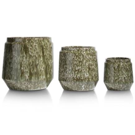 Henders en Hazel Dalila pot H36cm Groen