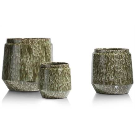 Henders en Hazel Dalila pot H36cm Groen