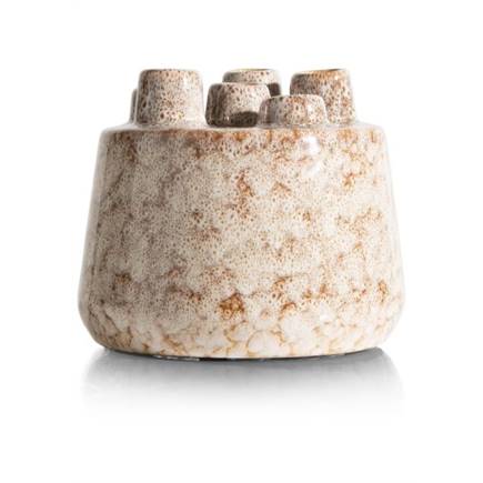 Henders en Hazel Safia vaas H15cm Beige