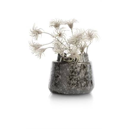 Henders en Hazel Safia vaas H15cm Zwart