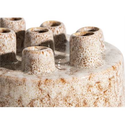 Henders en Hazel Safia vaas H21cm Beige
