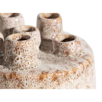Henders en Hazel Safia vaas H21cm Beige