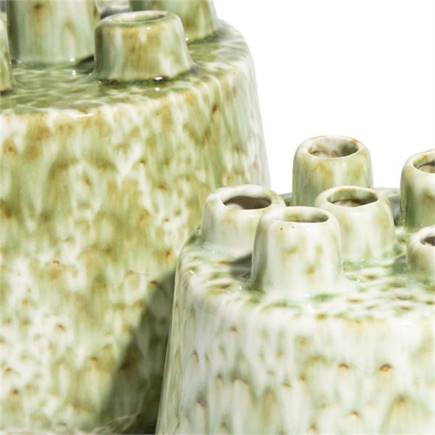 Henders en Hazel Safia vaas H21cm Groen