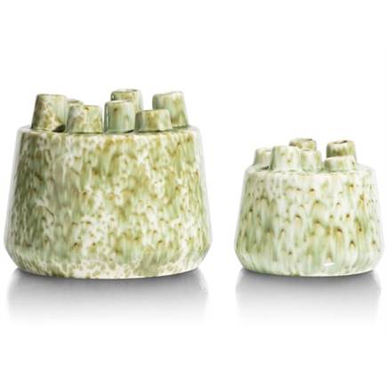 Henders en Hazel Safia vaas H21cm Groen