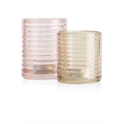 Henders en Hazel Lola theelicht H10cm Roze