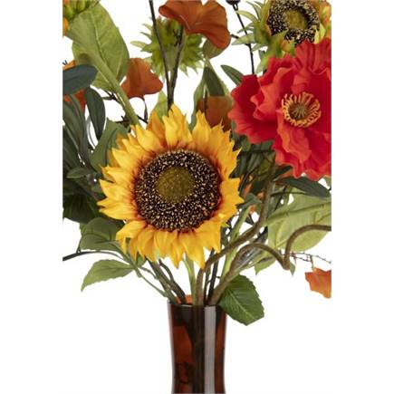 Henders en Hazel Olive Leaf Spray H82cm kunstbloem