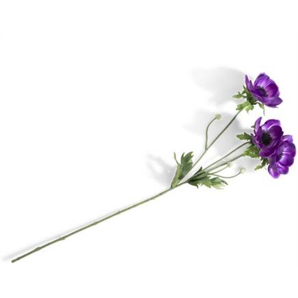 Henders en Hazel Anemone Spray H75cm kunstbloem