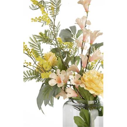 Henders en Hazel Hibiscus Branch H115cm kunstbloem