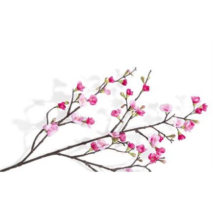 Henders en Hazel Qunince Spray H97cm kunstbloem
