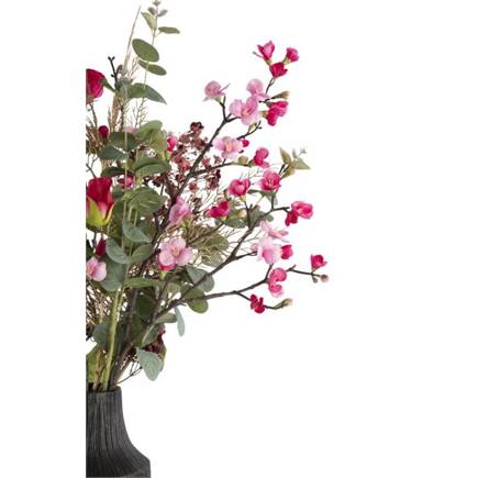 Henders en Hazel Qunince Spray H97cm kunstbloem