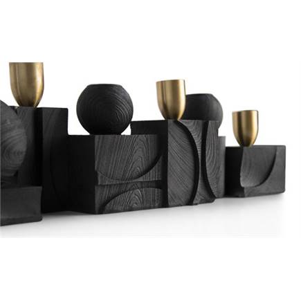 Henders en Hazel Fenna kandelaar H12cm