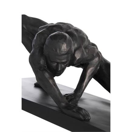 Henders en Hazel Stretching beeld H19cm