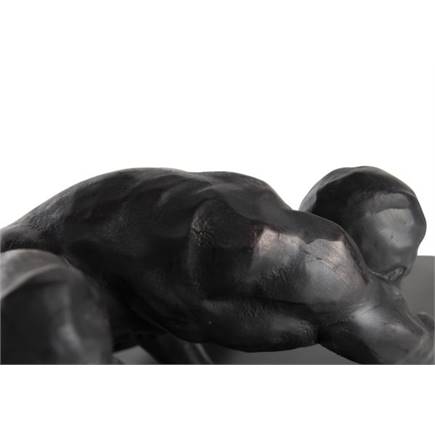 Henders en Hazel Stretching beeld H19cm