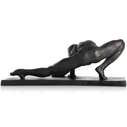 Henders en Hazel Stretching beeld H19cm