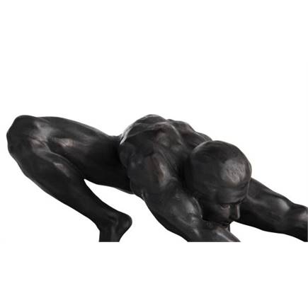 Henders en Hazel Stretching beeld H19cm