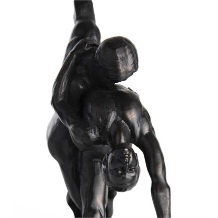 Henders en Hazel Dancing beeld H38cm