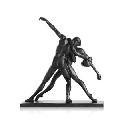 Henders en Hazel Dancing beeld H38cm