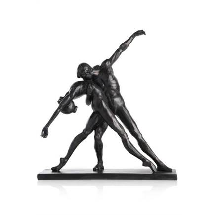 Henders en Hazel Dancing beeld H38cm
