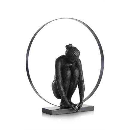 Henders en Hazel Circle Lady beeld H54cm